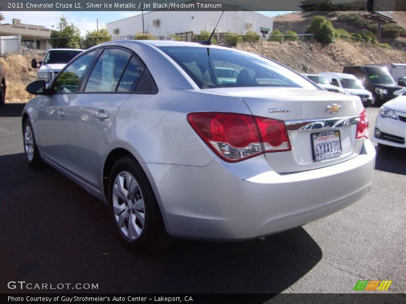 Silver Ice Metallic / Jet Black/Medium Titanium 2013 Chevrolet Cruze LS