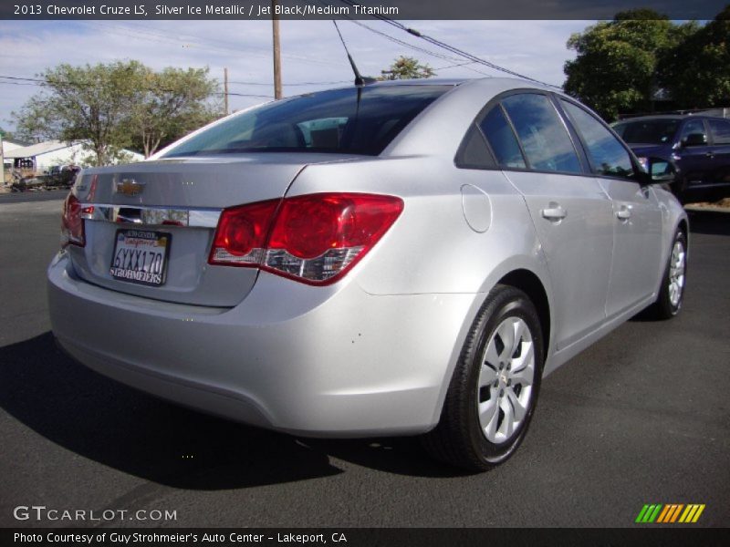Silver Ice Metallic / Jet Black/Medium Titanium 2013 Chevrolet Cruze LS