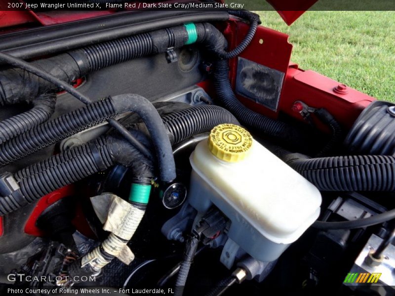 Flame Red / Dark Slate Gray/Medium Slate Gray 2007 Jeep Wrangler Unlimited X