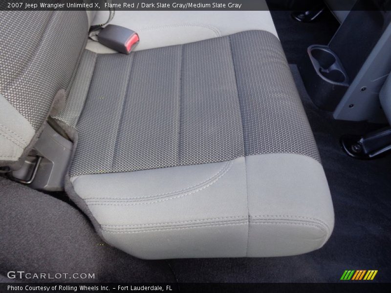 Flame Red / Dark Slate Gray/Medium Slate Gray 2007 Jeep Wrangler Unlimited X