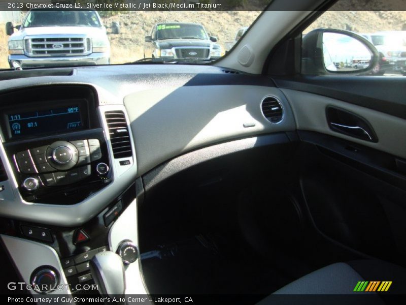 Silver Ice Metallic / Jet Black/Medium Titanium 2013 Chevrolet Cruze LS