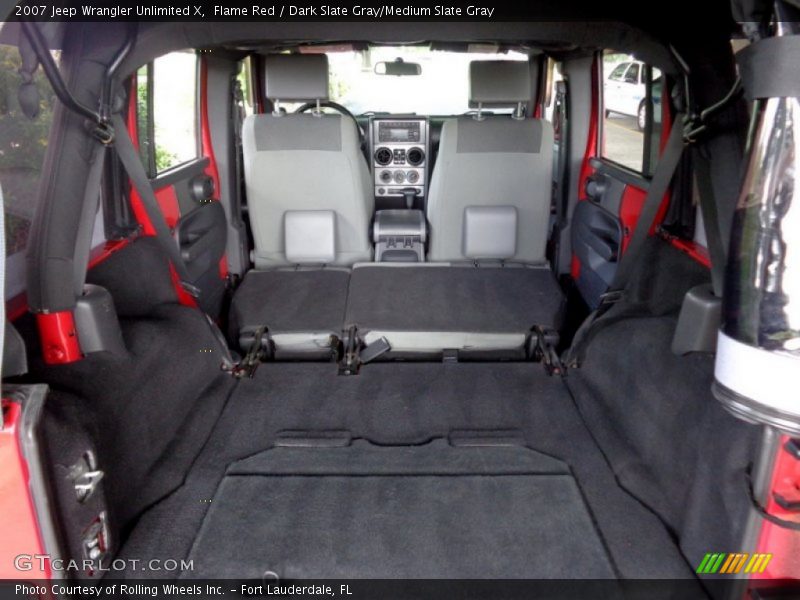 Flame Red / Dark Slate Gray/Medium Slate Gray 2007 Jeep Wrangler Unlimited X