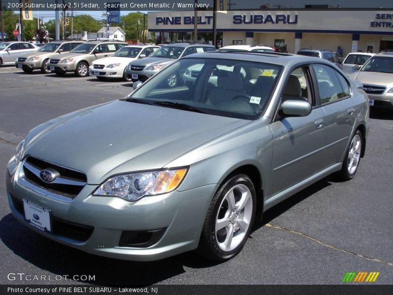 Seacrest Green Metallic / Warm Ivory 2009 Subaru Legacy 2.5i Sedan