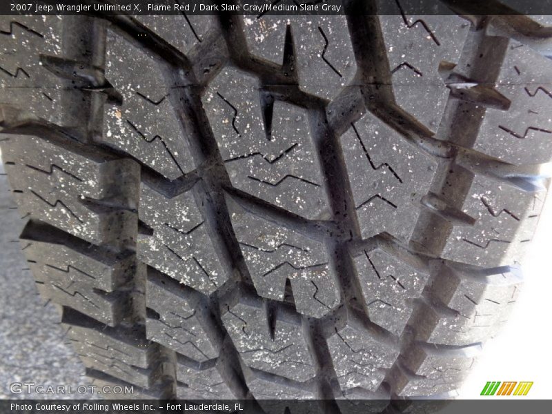 Flame Red / Dark Slate Gray/Medium Slate Gray 2007 Jeep Wrangler Unlimited X