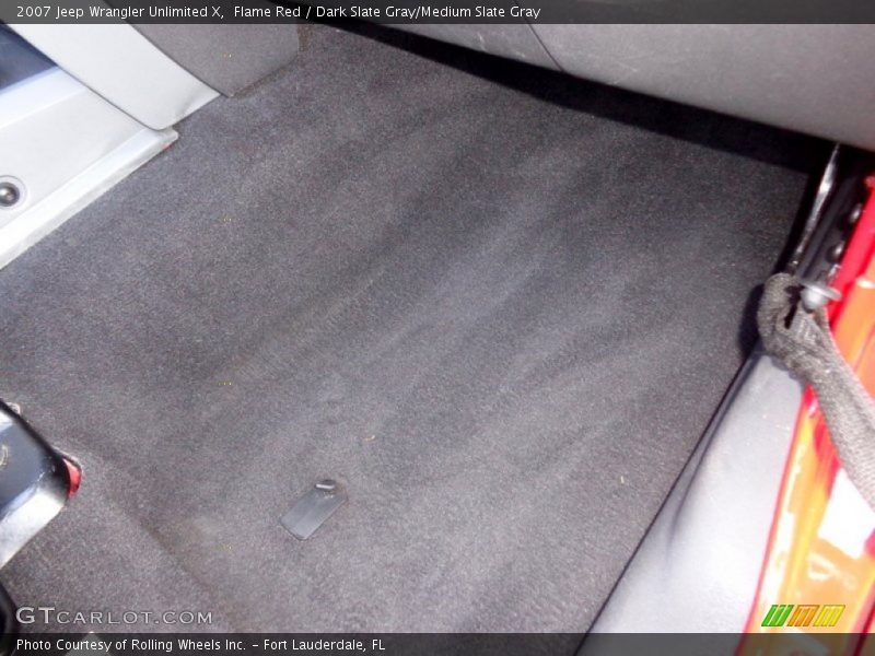Flame Red / Dark Slate Gray/Medium Slate Gray 2007 Jeep Wrangler Unlimited X