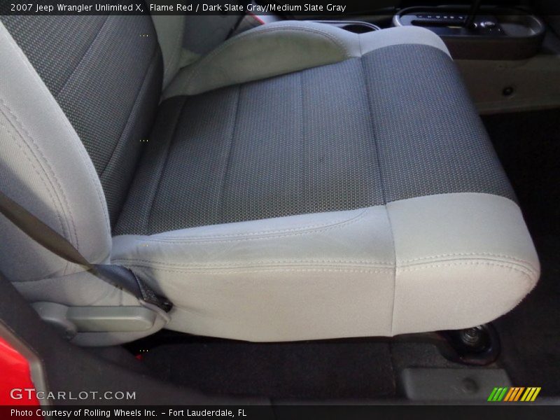 Flame Red / Dark Slate Gray/Medium Slate Gray 2007 Jeep Wrangler Unlimited X