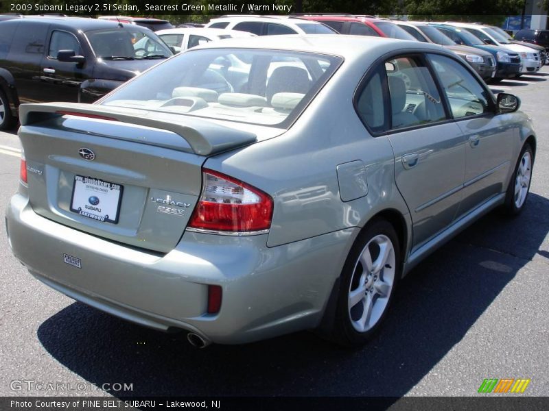 Seacrest Green Metallic / Warm Ivory 2009 Subaru Legacy 2.5i Sedan