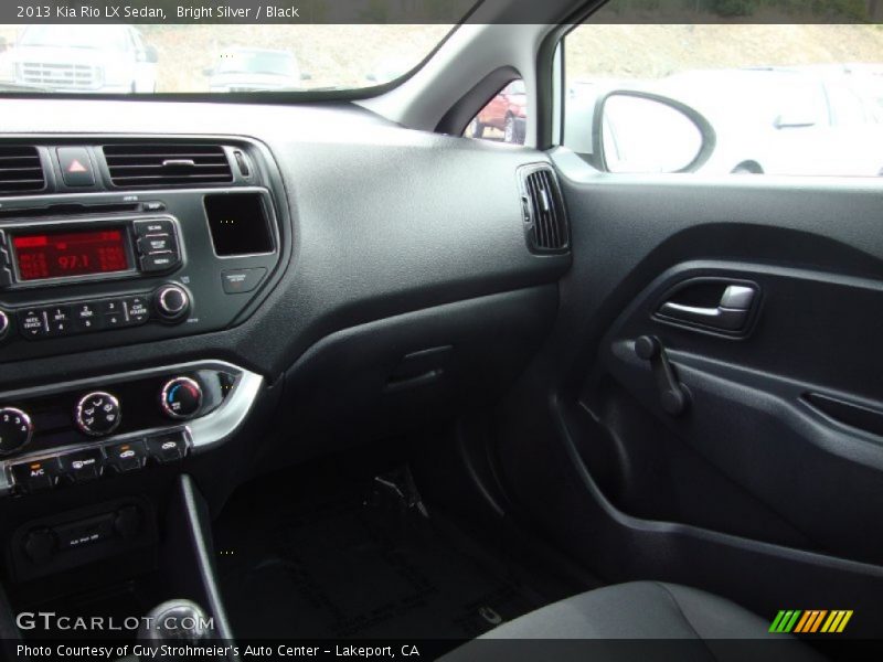 Bright Silver / Black 2013 Kia Rio LX Sedan
