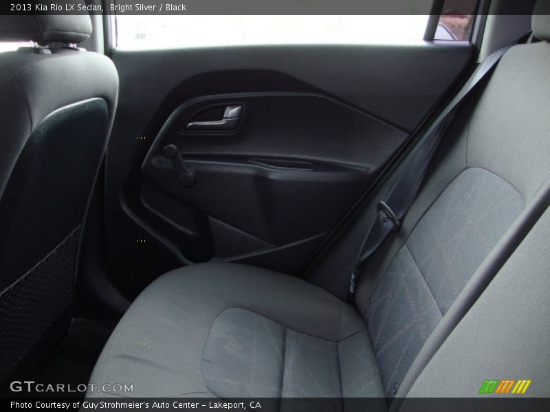 Bright Silver / Black 2013 Kia Rio LX Sedan