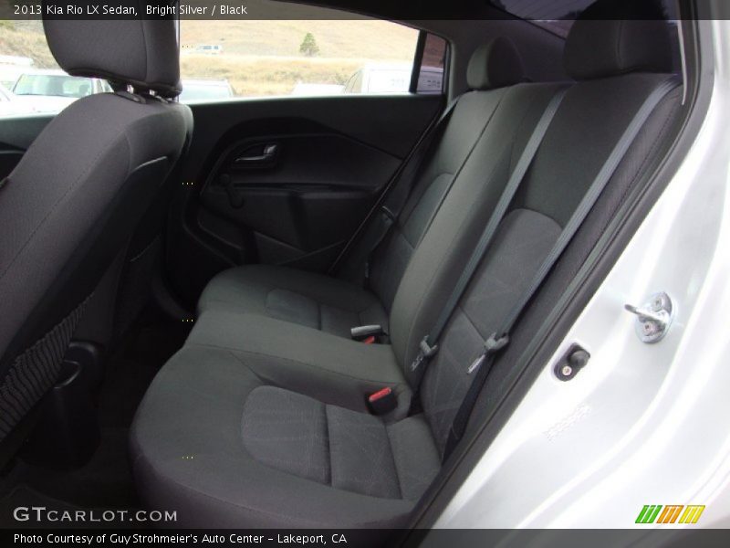 Bright Silver / Black 2013 Kia Rio LX Sedan