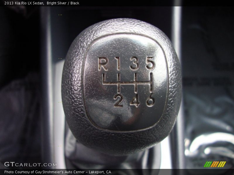 Bright Silver / Black 2013 Kia Rio LX Sedan