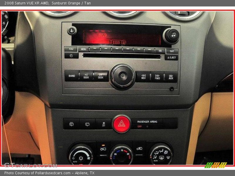 Sunburst Orange / Tan 2008 Saturn VUE XR AWD