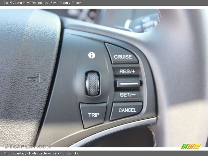 Silver Moon / Ebony 2015 Acura MDX Technology