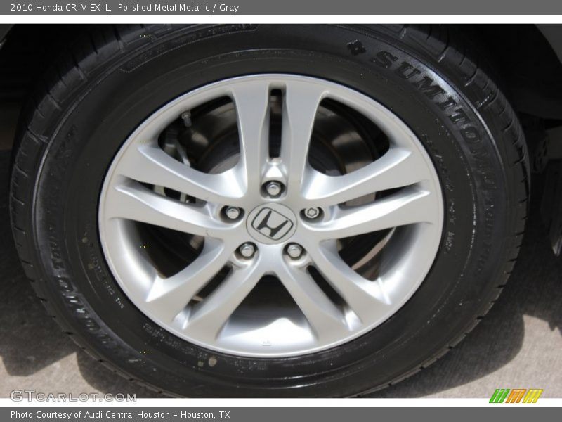 Polished Metal Metallic / Gray 2010 Honda CR-V EX-L