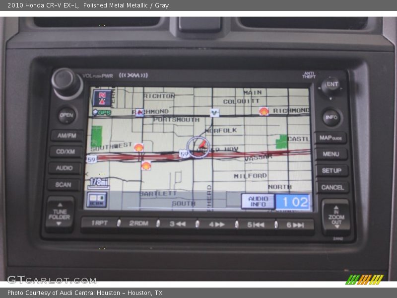 Polished Metal Metallic / Gray 2010 Honda CR-V EX-L