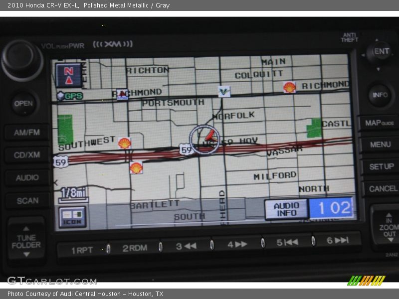 Polished Metal Metallic / Gray 2010 Honda CR-V EX-L