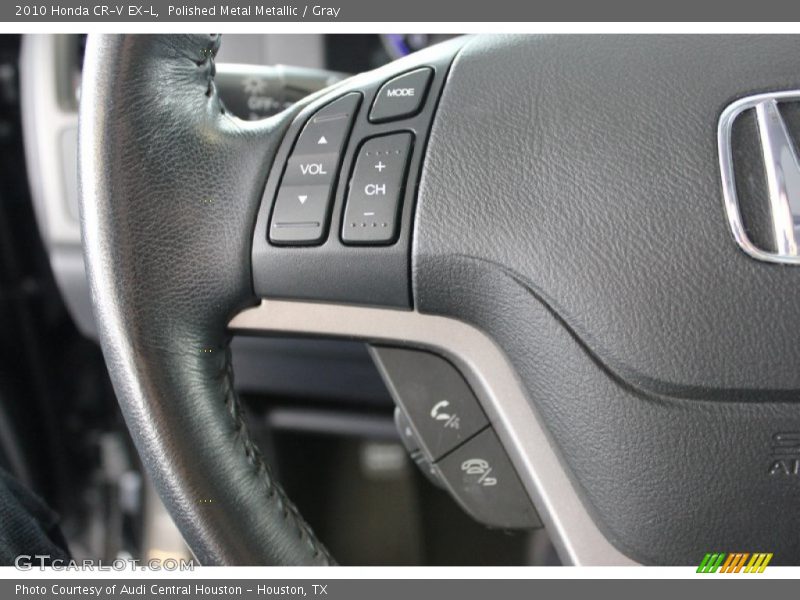 Polished Metal Metallic / Gray 2010 Honda CR-V EX-L