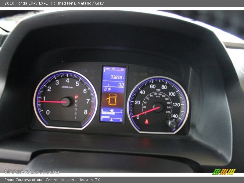 Polished Metal Metallic / Gray 2010 Honda CR-V EX-L
