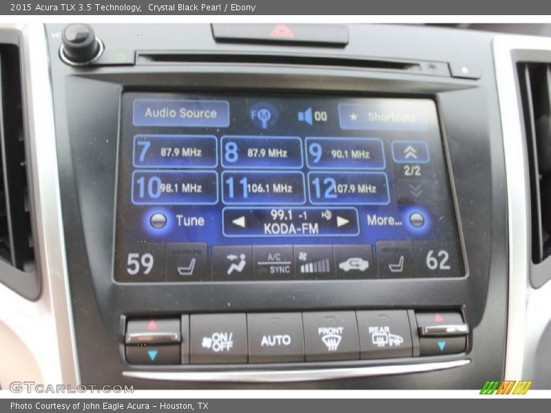 Crystal Black Pearl / Ebony 2015 Acura TLX 3.5 Technology