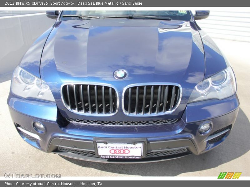Deep Sea Blue Metallic / Sand Beige 2012 BMW X5 xDrive35i Sport Activity