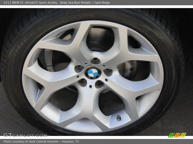 Deep Sea Blue Metallic / Sand Beige 2012 BMW X5 xDrive35i Sport Activity