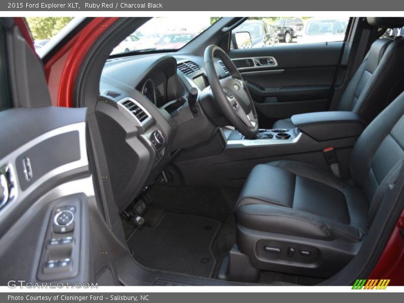 Ruby Red / Charcoal Black 2015 Ford Explorer XLT