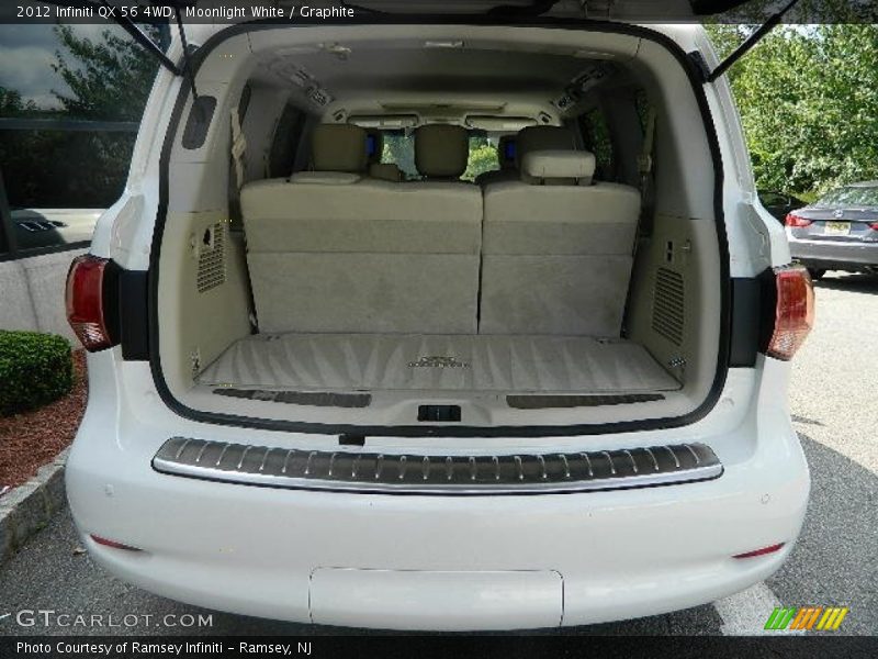 Moonlight White / Graphite 2012 Infiniti QX 56 4WD