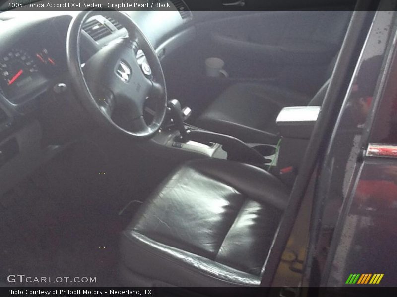 Graphite Pearl / Black 2005 Honda Accord EX-L Sedan