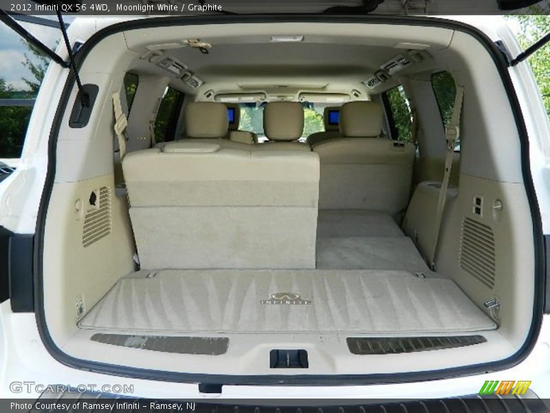 Moonlight White / Graphite 2012 Infiniti QX 56 4WD