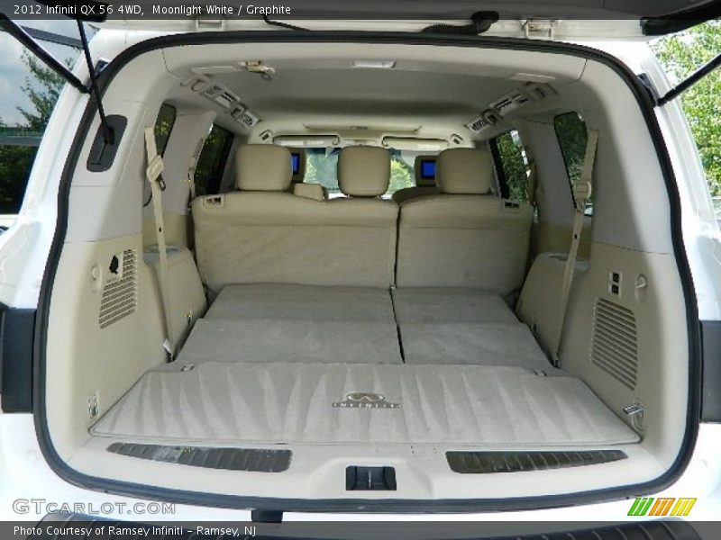 Moonlight White / Graphite 2012 Infiniti QX 56 4WD