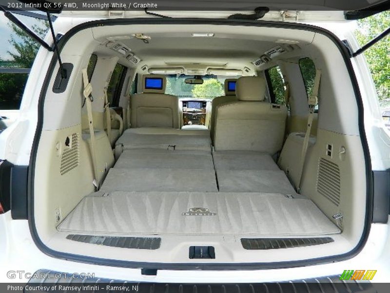 Moonlight White / Graphite 2012 Infiniti QX 56 4WD