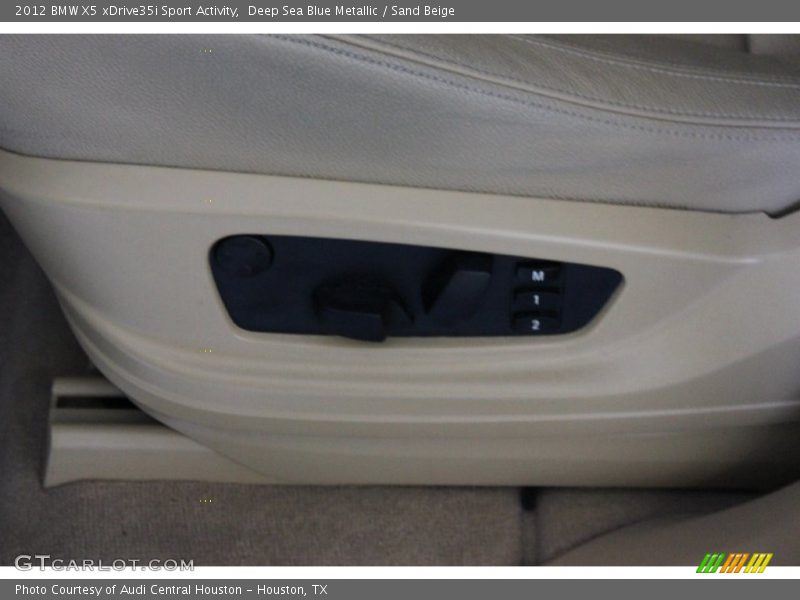 Deep Sea Blue Metallic / Sand Beige 2012 BMW X5 xDrive35i Sport Activity