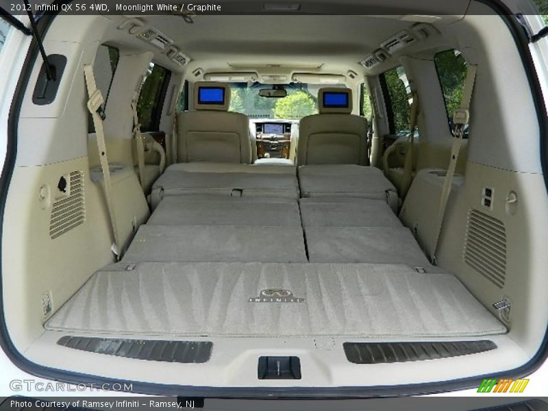 Moonlight White / Graphite 2012 Infiniti QX 56 4WD