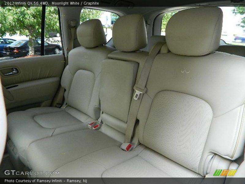 Moonlight White / Graphite 2012 Infiniti QX 56 4WD