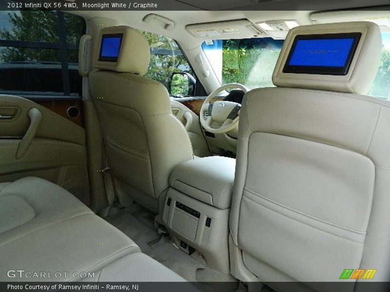 Moonlight White / Graphite 2012 Infiniti QX 56 4WD
