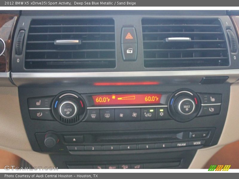 Deep Sea Blue Metallic / Sand Beige 2012 BMW X5 xDrive35i Sport Activity