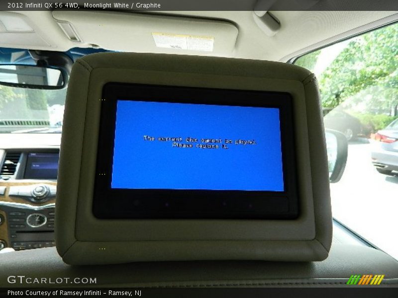 Moonlight White / Graphite 2012 Infiniti QX 56 4WD