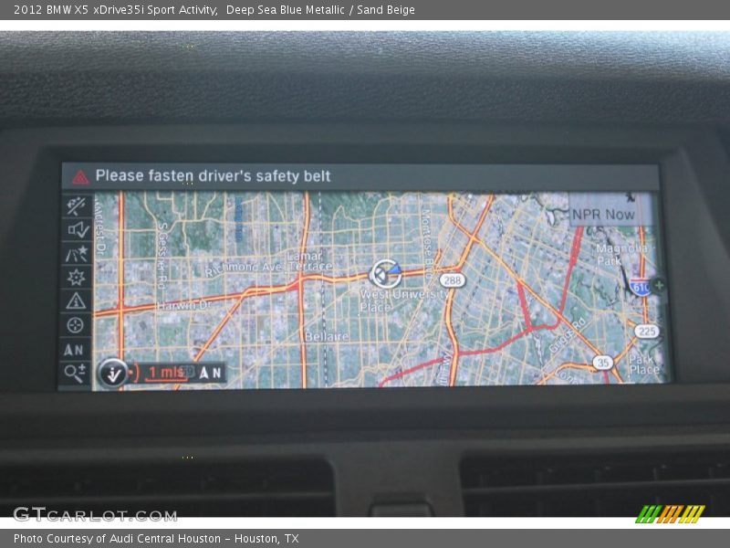 Deep Sea Blue Metallic / Sand Beige 2012 BMW X5 xDrive35i Sport Activity
