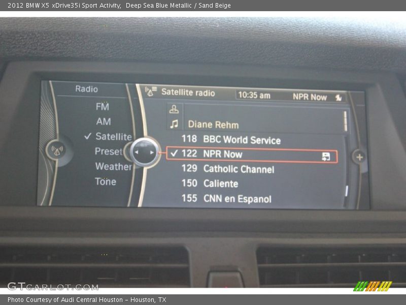 Deep Sea Blue Metallic / Sand Beige 2012 BMW X5 xDrive35i Sport Activity