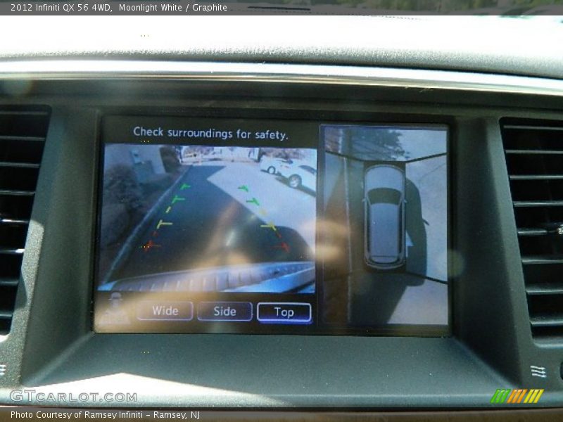 Moonlight White / Graphite 2012 Infiniti QX 56 4WD