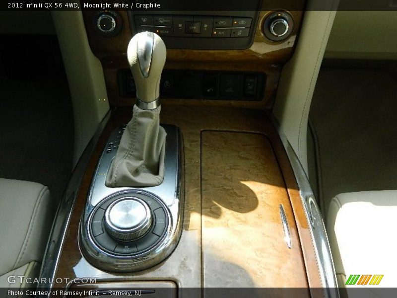 Moonlight White / Graphite 2012 Infiniti QX 56 4WD