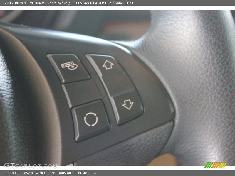 Deep Sea Blue Metallic / Sand Beige 2012 BMW X5 xDrive35i Sport Activity