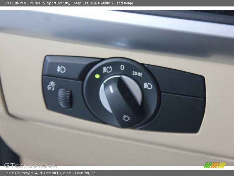 Deep Sea Blue Metallic / Sand Beige 2012 BMW X5 xDrive35i Sport Activity