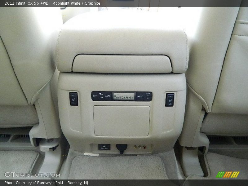 Moonlight White / Graphite 2012 Infiniti QX 56 4WD