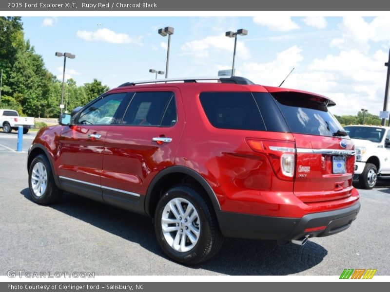 Ruby Red / Charcoal Black 2015 Ford Explorer XLT