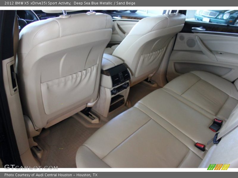 Deep Sea Blue Metallic / Sand Beige 2012 BMW X5 xDrive35i Sport Activity