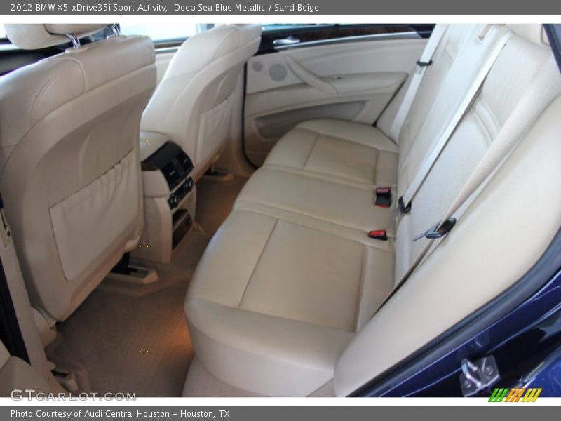 Deep Sea Blue Metallic / Sand Beige 2012 BMW X5 xDrive35i Sport Activity