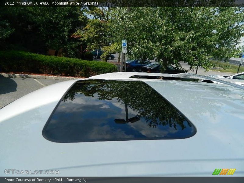 Moonlight White / Graphite 2012 Infiniti QX 56 4WD