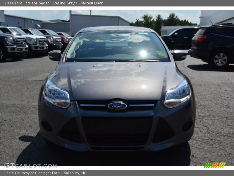 Sterling Gray / Charcoal Black 2014 Ford Focus SE Sedan