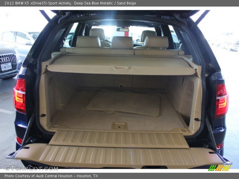 Deep Sea Blue Metallic / Sand Beige 2012 BMW X5 xDrive35i Sport Activity
